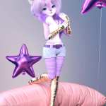 Kitty Poses for Thistle Kitty Poses for Thistle