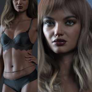 RY Inessa Character, Hair and Render BundleRepost  RY Inessa Character, Hair and Render BundleRepost