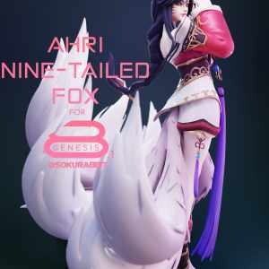 Ahri Nine-Tailed Fox For Genesis 8 and 8.1 Female Ahri Nine-Tailed Fox For Genesis 8 and 8.1 Female