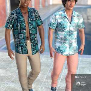 dForce Party Oahu Outfit Textures dForce Party Oahu Outfit Textures