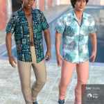 dForce Party Oahu Outfit Textures dForce Party Oahu Outfit Textures