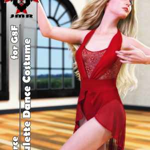 JMR dForce Paulette Dance Costume for G8F JMR dForce Paulette Dance Costume for G8F