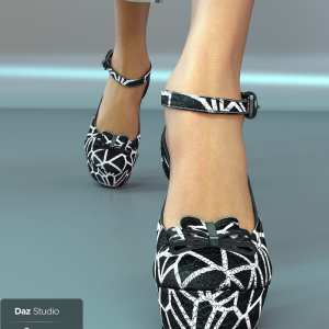Jiwoo Platform Heels for Genesis 8 Female(s) Jiwoo Platform Heels for Genesis 8 Female(s)