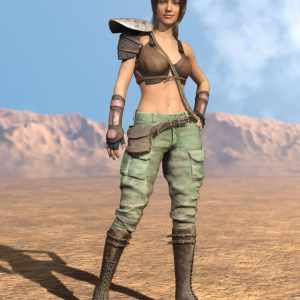 Bandit Sarah Outfit for Genesis 8 Females Bandit Sarah Outfit for Genesis 8 Females