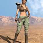 Bandit Sarah Outfit for Genesis 8 Females Bandit Sarah Outfit for Genesis 8 Females