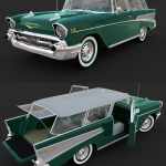 CHEVROLET NOMAD 1957for DAZ Studio CHEVROLET NOMAD 1957for DAZ Studio