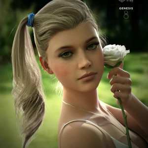 Kelya Side Ptail Set for Genesis 8 Female(s) Kelya Side Ptail Set for Genesis 8 Female(s)