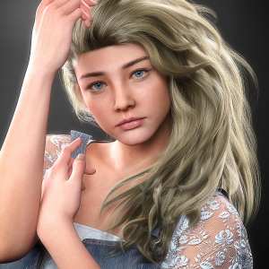 Xue Hair for Genesis 9 Xue Hair for Genesis 9