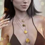 X-Fashion Boho Necklace for Genesis 3 Female(s) X-Fashion Boho Necklace for Genesis 3 Female(s)