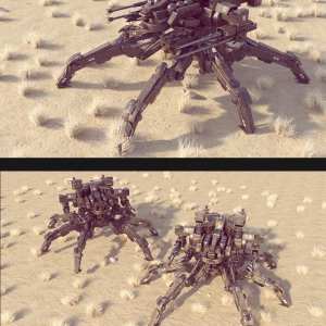 Sci-Fi MS Spider Mecha Sci-Fi MS Spider Mecha
