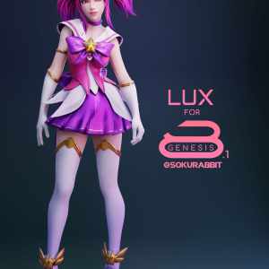 LUX Star Guardian For Genesis 8 and 8.1 Female LUX Star Guardian For Genesis 8 and 8.1 Female