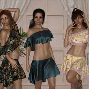 dForce – Celeste Outfit for G8F dForce – Celeste Outfit for G8F