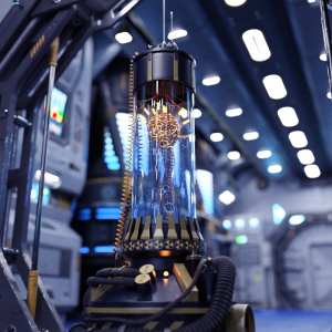 Sci-Fi Essentials Cryo Chambered Brain Sci-Fi Essentials Cryo Chambered Brain