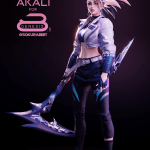KDA All Out Akali For Genesis 8 And 8.1 Female Lite KDA All Out Akali For Genesis 8 And 8.1 Female Lite