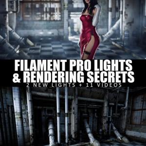 Filament PRO Lights And Rendering Secrets – 2 New Lights + Video Tutorial Filament PRO Lights And Rendering Secrets – 2 New Lights + Video Tutorial