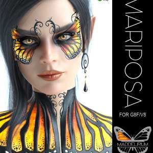 MDD Mariposa for G8F/V8 IRAY ONLY MDD Mariposa for G8F/V8 IRAY ONLY