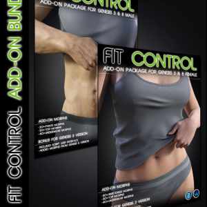 Fit Control Add-On for Genesis 3 and 8 Bundle Fit Control Add-On for Genesis 3 and 8 Bundle