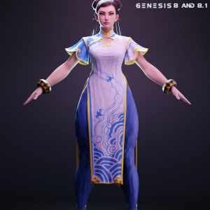 Chun-Li For Genesis 8 And 8.1 Female Chun-Li For Genesis 8 And 8.1 Female