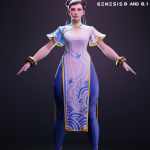 Chun-Li For Genesis 8 And 8.1 Female Chun-Li For Genesis 8 And 8.1 Female