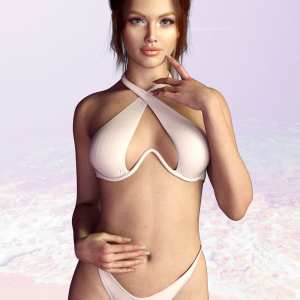 X Fashion Heart Bikini Set for Genesis 9, 8, and 8.1 Females X Fashion Heart Bikini Set for Genesis 9, 8, and 8.1 Females
