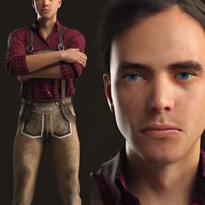 Dion Character, Hair, and Clothing Bundle Dion Character, Hair, and Clothing Bundle