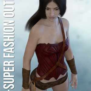 X-Super Fashion Outfit for Genesis 3 Females X-Super Fashion Outfit for Genesis 3 Females