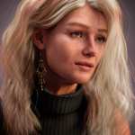 Side Parted Long Bob Hair for Genesis 9 Side Parted Long Bob Hair for Genesis 9