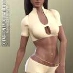 X-Fashion Faux Leather Outfit2 for Genesis 3 Females X-Fashion Faux Leather Outfit2 for Genesis 3 Females