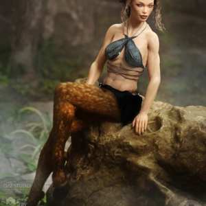 Satyr with dForce Hair for Genesis 8 Female Satyr with dForce Hair for Genesis 8 Female
