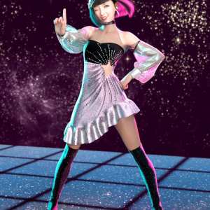 dForce Shooting Star Outfit for Genesis 8 and 8.1 Females dForce Shooting Star Outfit for Genesis 8 and 8.1 Females