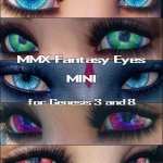 MMX Fantasy Eyes Mini for Genesis 3 and 8 MMX Fantasy Eyes Mini for Genesis 3 and 8