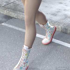 High Top Sneaker for Genesis 8 Female(s) High Top Sneaker for Genesis 8 Female(s)