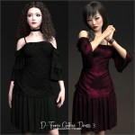 D-Force Gothic Dress 3 for G8F and G8.1F D-Force Gothic Dress 3 for G8F and G8.1F