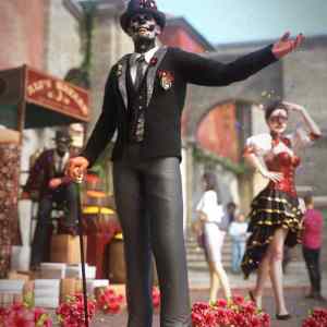Dia de los Muertos Outfit for Genesis 8 and 8.1 Males Dia de los Muertos Outfit for Genesis 8 and 8.1 Males