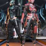 Sci-Fi Urban Warrior Outfit for Genesis 8 and Genesis 8.1 Females Sci-Fi Urban Warrior Outfit for Genesis 8 and Genesis 8.1 Females