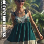 dForce Gypsy Ruffles Dress G8G8.1F dForce Gypsy Ruffles Dress G8G8.1F