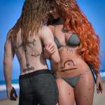 Libra Zodiac Tattoo for Genesis 8.1 Libra Zodiac Tattoo for Genesis 8.1