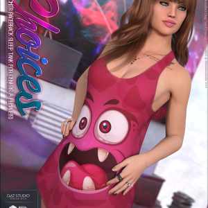 Choices for Racerback Sleep Tank for Genesis 8 Females Choices for Racerback Sleep Tank for Genesis 8 Females