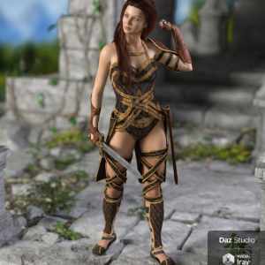 dForce Warrior Amazonia Outfit for Genesis 8 Female(s) dForce Warrior Amazonia Outfit for Genesis 8 Female(s)