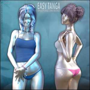 Easy Tanga for Genesis 8 and Genesis 8.1 Easy Tanga for Genesis 8 and Genesis 8.1