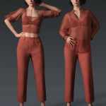 dForce Crisp Linen Outfit for Genesis 8 and 8.1 Females dForce Crisp Linen Outfit for Genesis 8 and 8.1 Females