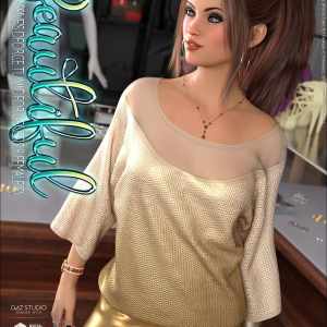 Beautiful for dForce Tunic for Genesis 8 Females Beautiful for dForce Tunic for Genesis 8 Females