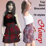 Honey Dress for G3F Honey Dress for G3F