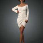 dForce Ruched Midi Outfit for Genesis 8 and 8.1 Females dForce Ruched Midi Outfit for Genesis 8 and 8.1 Females