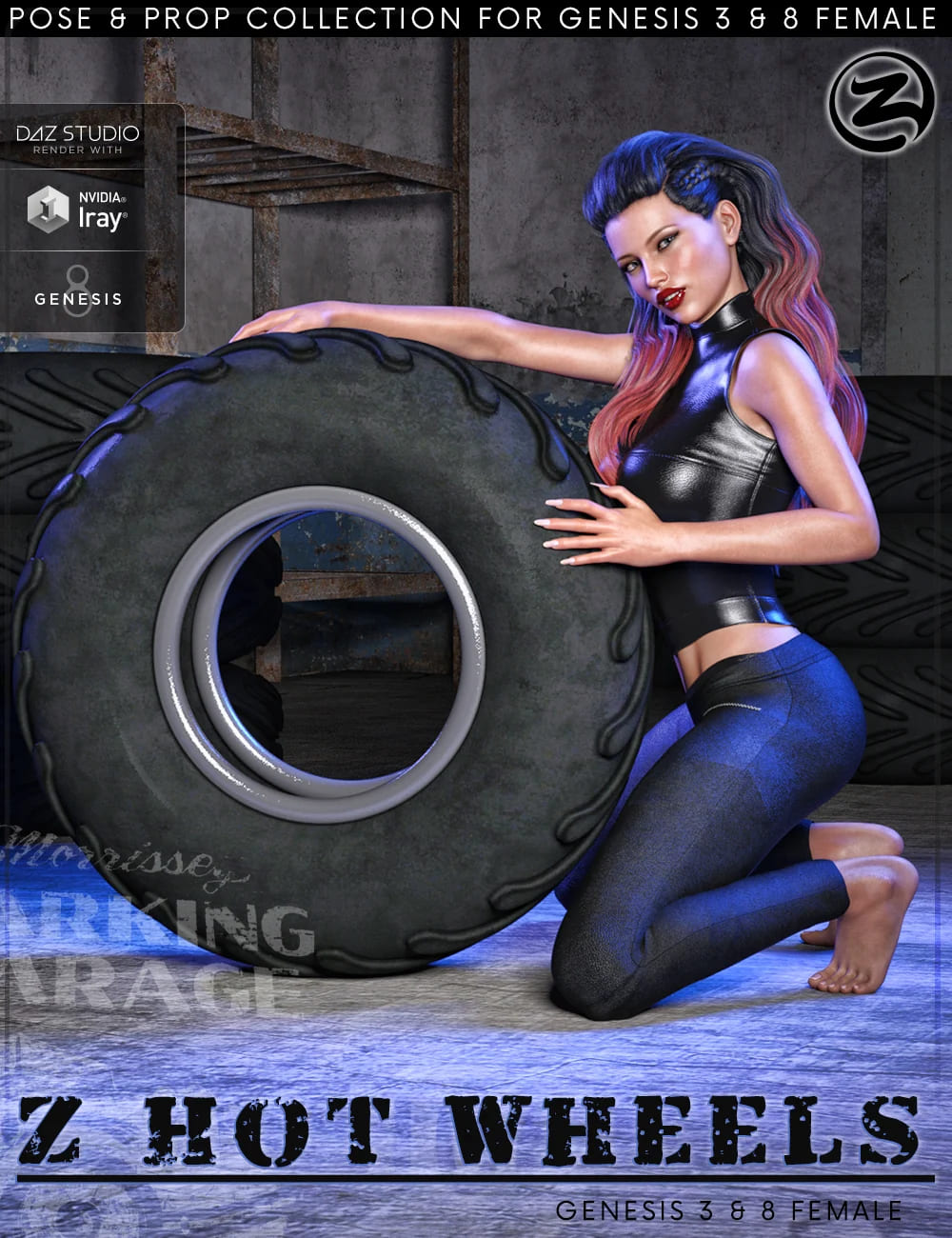Z Hot Wheels – Props and Poses for Genesis 3 and 8 Female Z Hot Wheels – Props and Poses for Genesis 3 and 8 Female