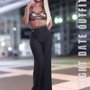 dForce Night Date Outfit for Genesis 8 and 8.1F dForce Night Date Outfit for Genesis 8 and 8.1F
