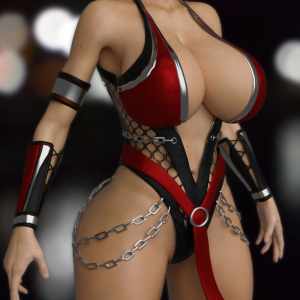 Female Ninja Outfit for G3F Female Ninja Outfit for G3F