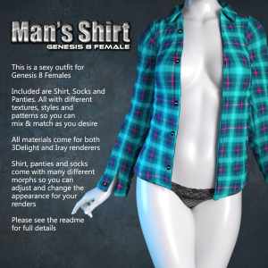Exnem Man Shirt for G8 Female Exnem Man Shirt for G8 Female