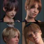 4-in-1 Buns and Ponytail Hair for Genesis 8 and 8.1 Females 4-in-1 Buns and Ponytail Hair for Genesis 8 and 8.1 Females