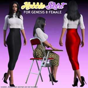 dForce Hobble Skirt For G8F dForce Hobble Skirt For G8F